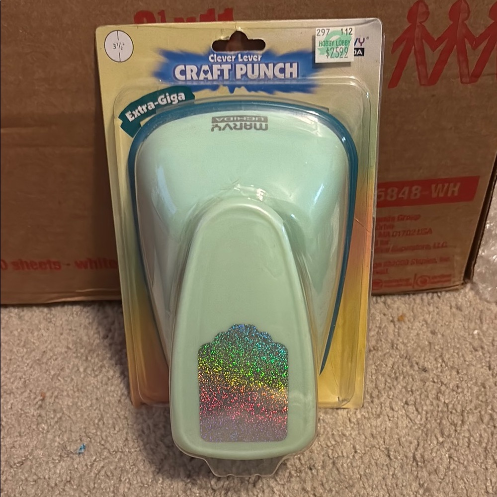 Clever Lever Craft Punch in Mint Green
